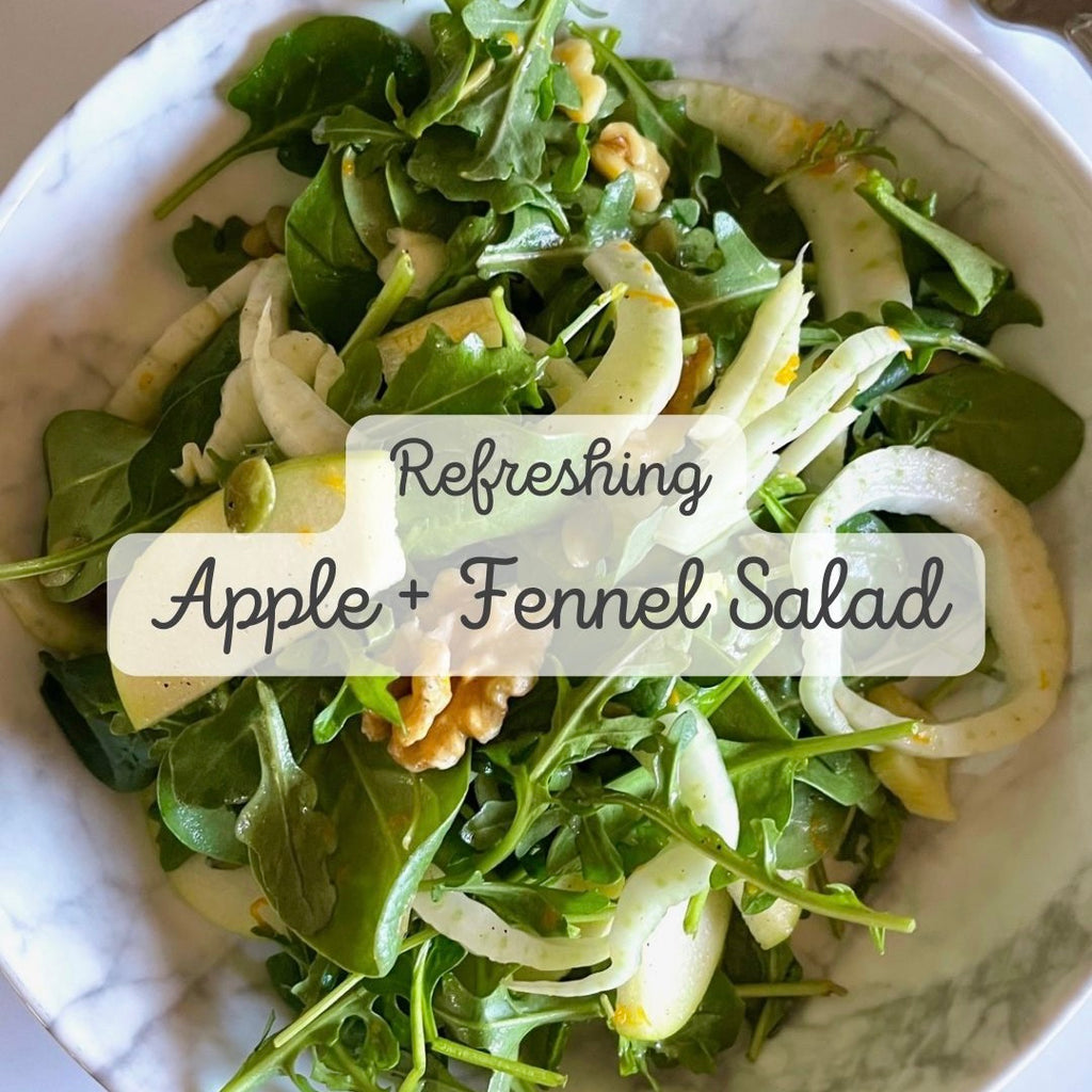 Refreshing Apple + Fennel Salad