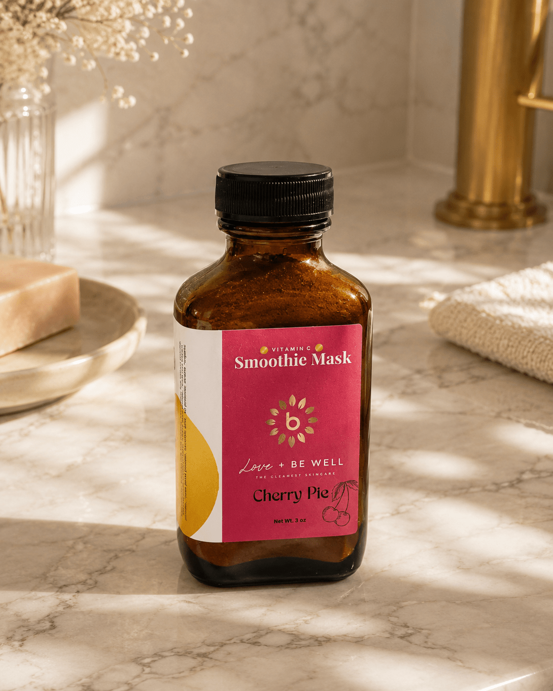 Smoothie Face Mask w/ Vitamin C - Cherry Pie - Be Well Company