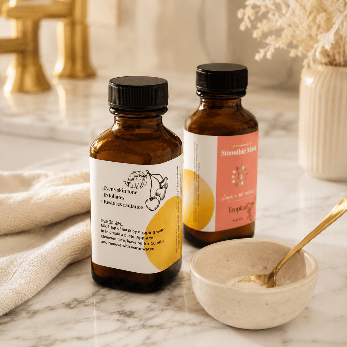 Smoothie Face Mask w/ Vitamin C - Tropical - Be Well Company