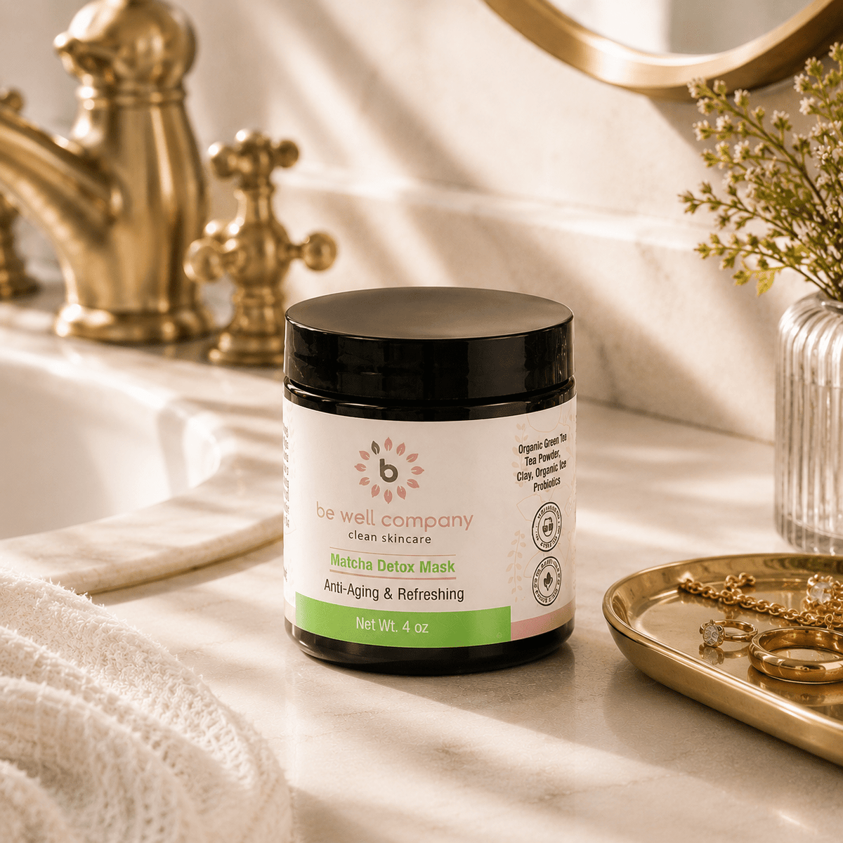 The Matcha Detox Mask - Be Well Company