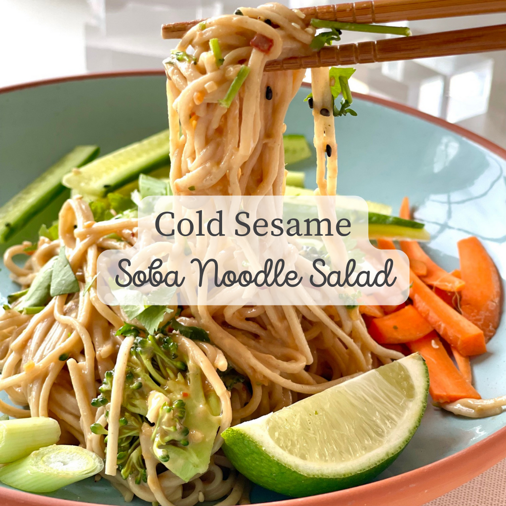 Cold Sesame Soba Noodle Salad