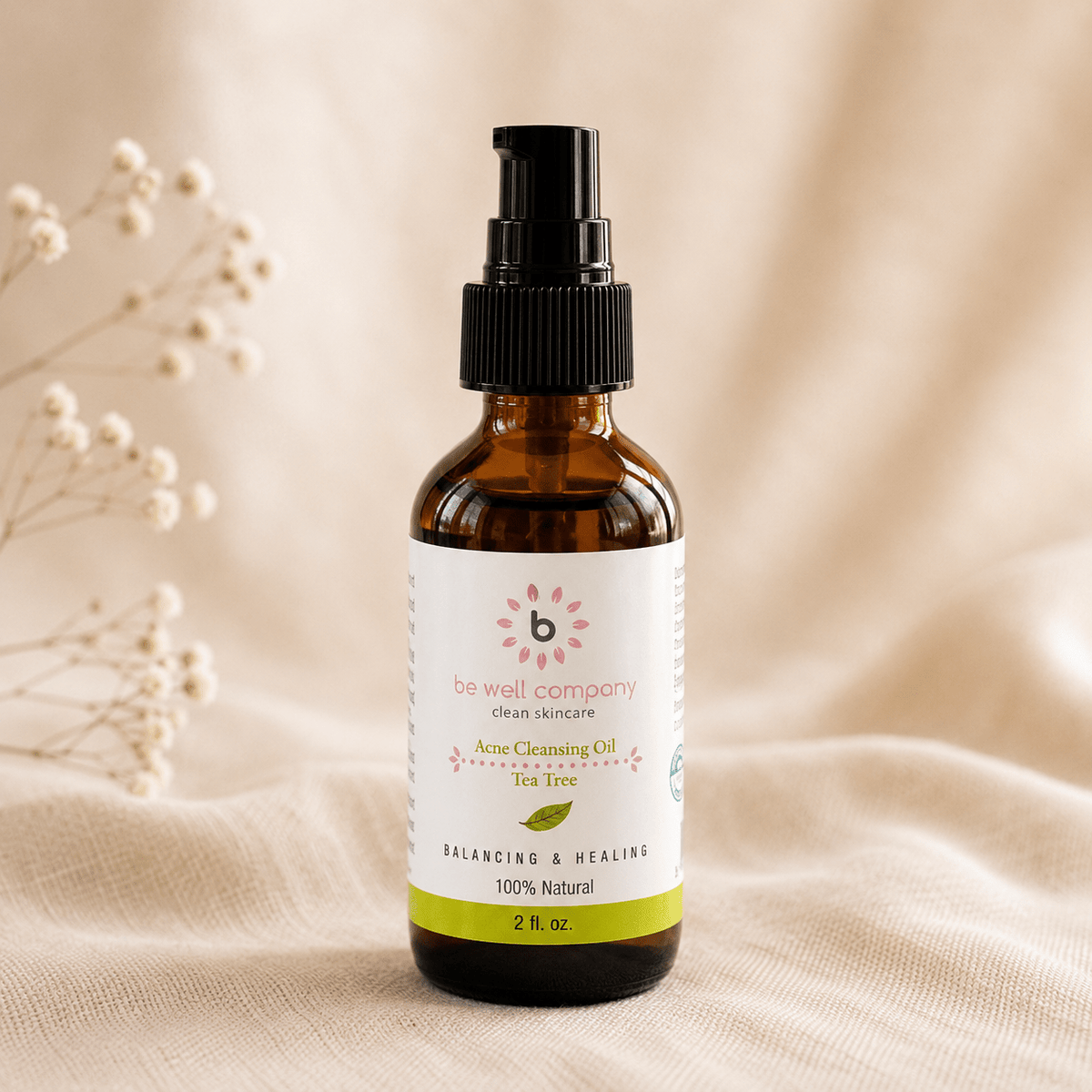 Natural Facial Cleansing Oil - Tea Tree - Be Well Company