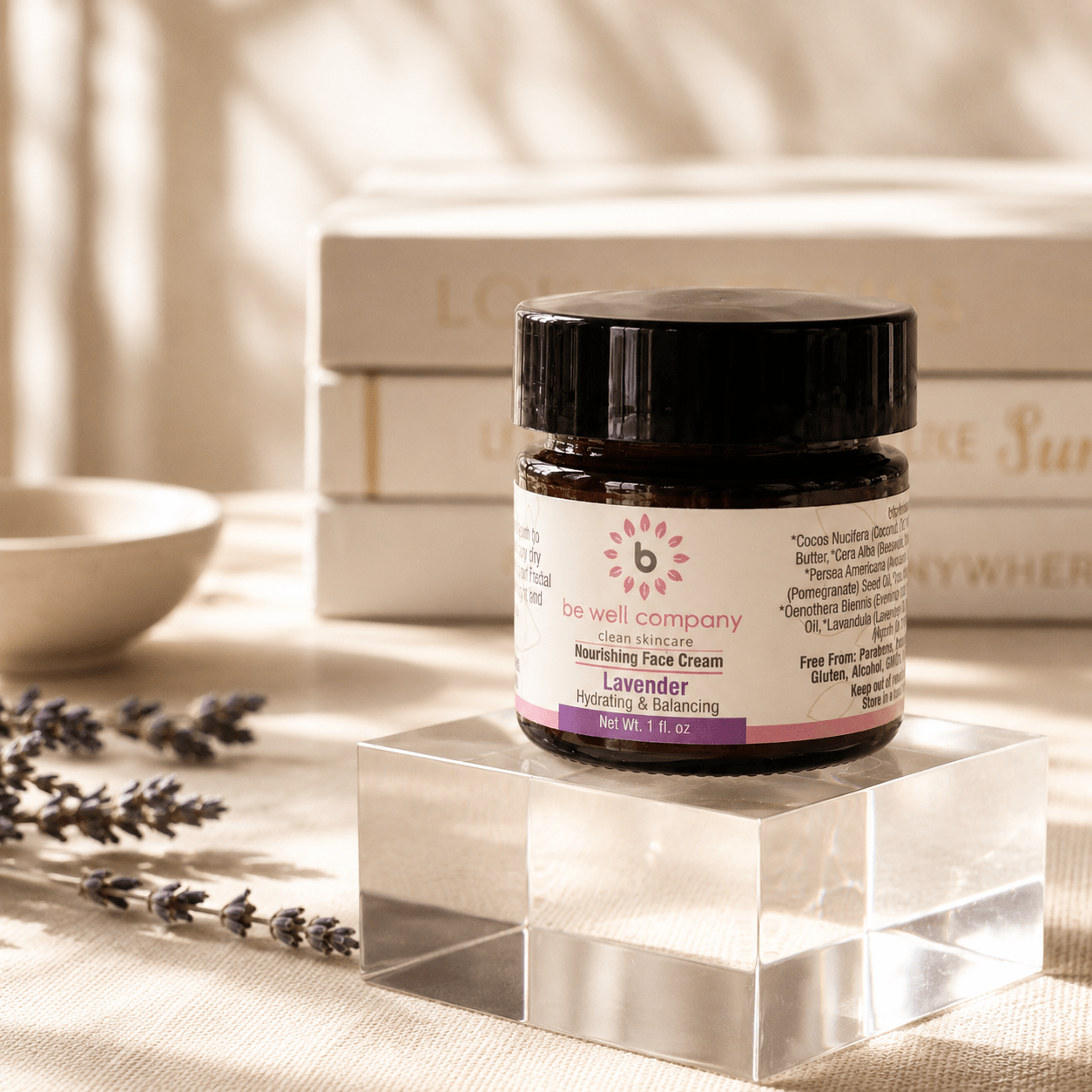 Nourishing Face Cream - Lavender | Botanical Moisturizer | Love +