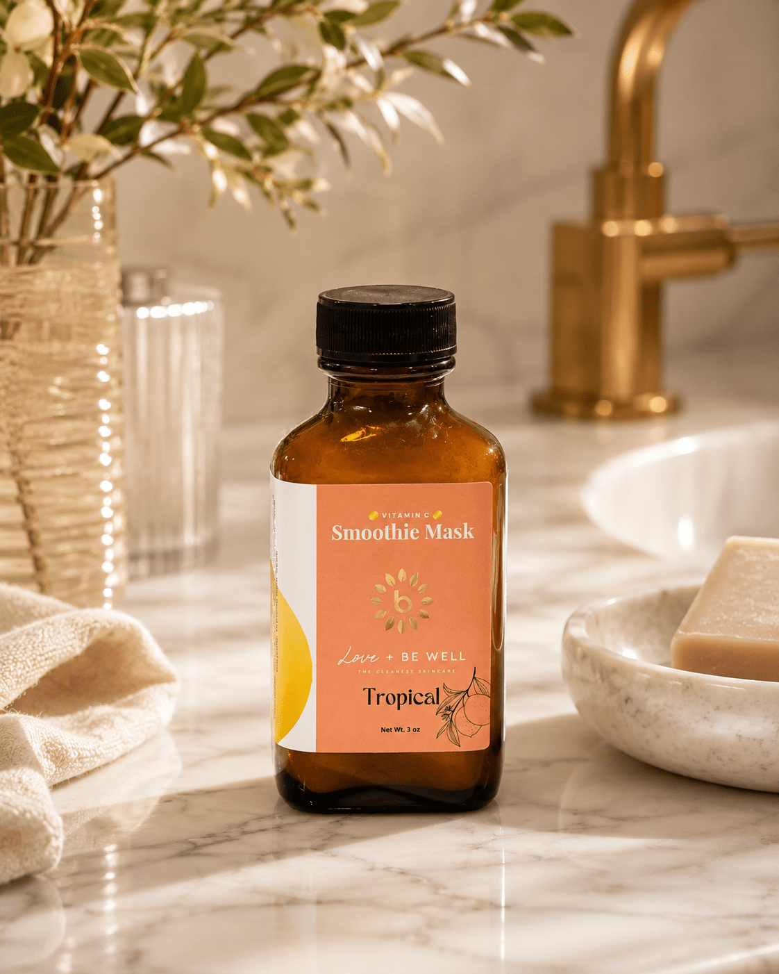 Smoothie Face Mask w/ Vitamin C - Tropical - Be Well Company