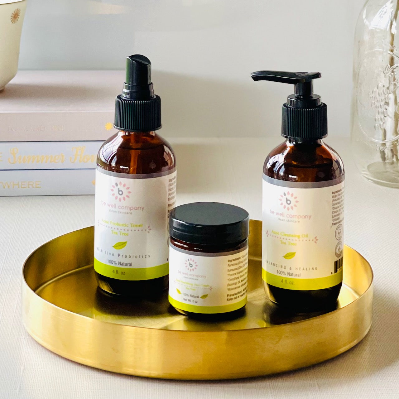 Tea Tree Acne Face Kit | Treat Acne Naturally | Be Well Company